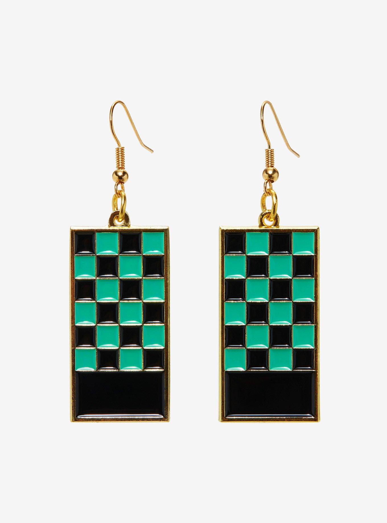 Demon Slayer: Kimetsu No Yaiba Tanjiro Drop Earrings, , hi-res