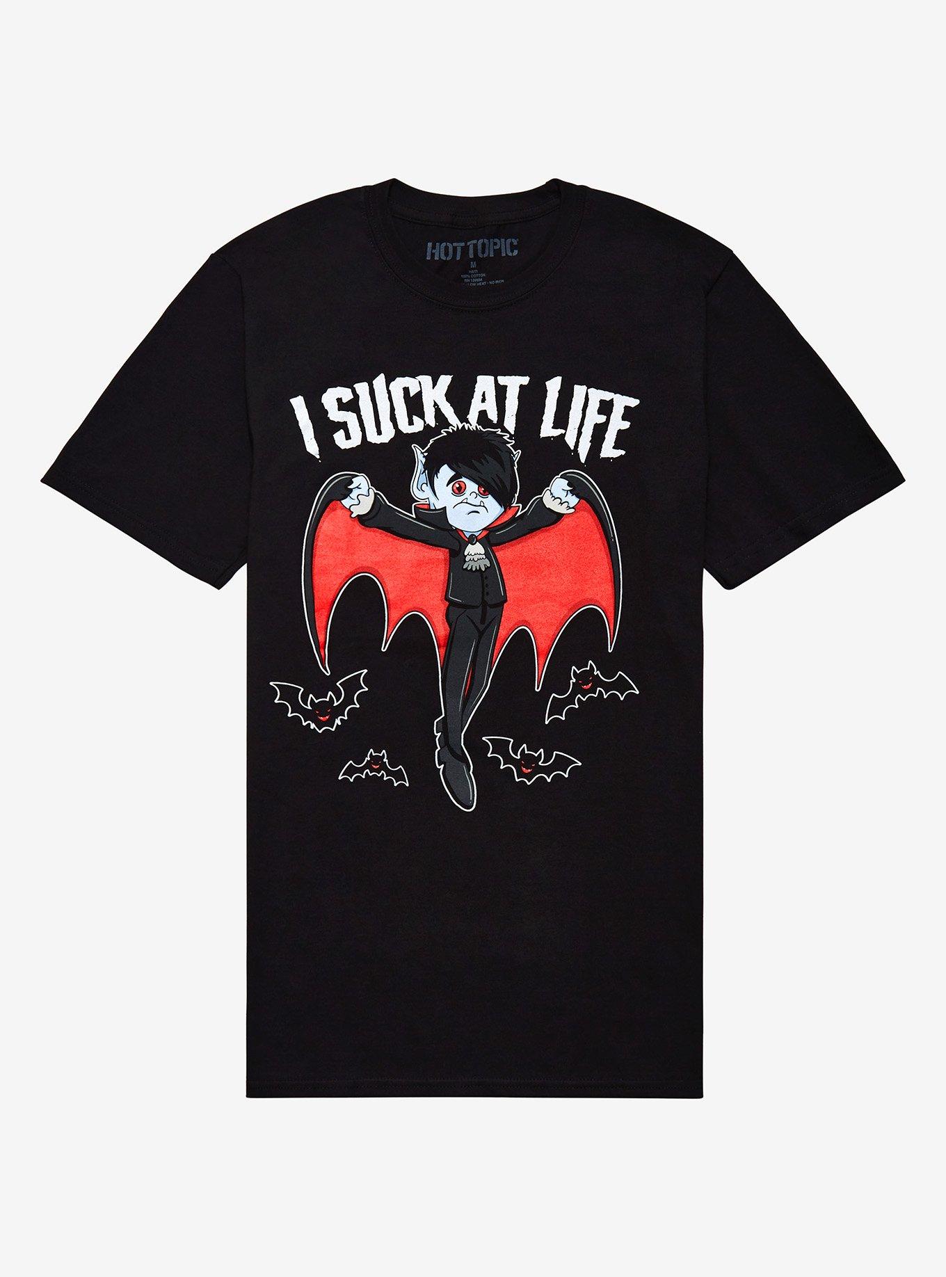 Emo Vampire Suck At Life T-Shirt, MULTI, hi-res
