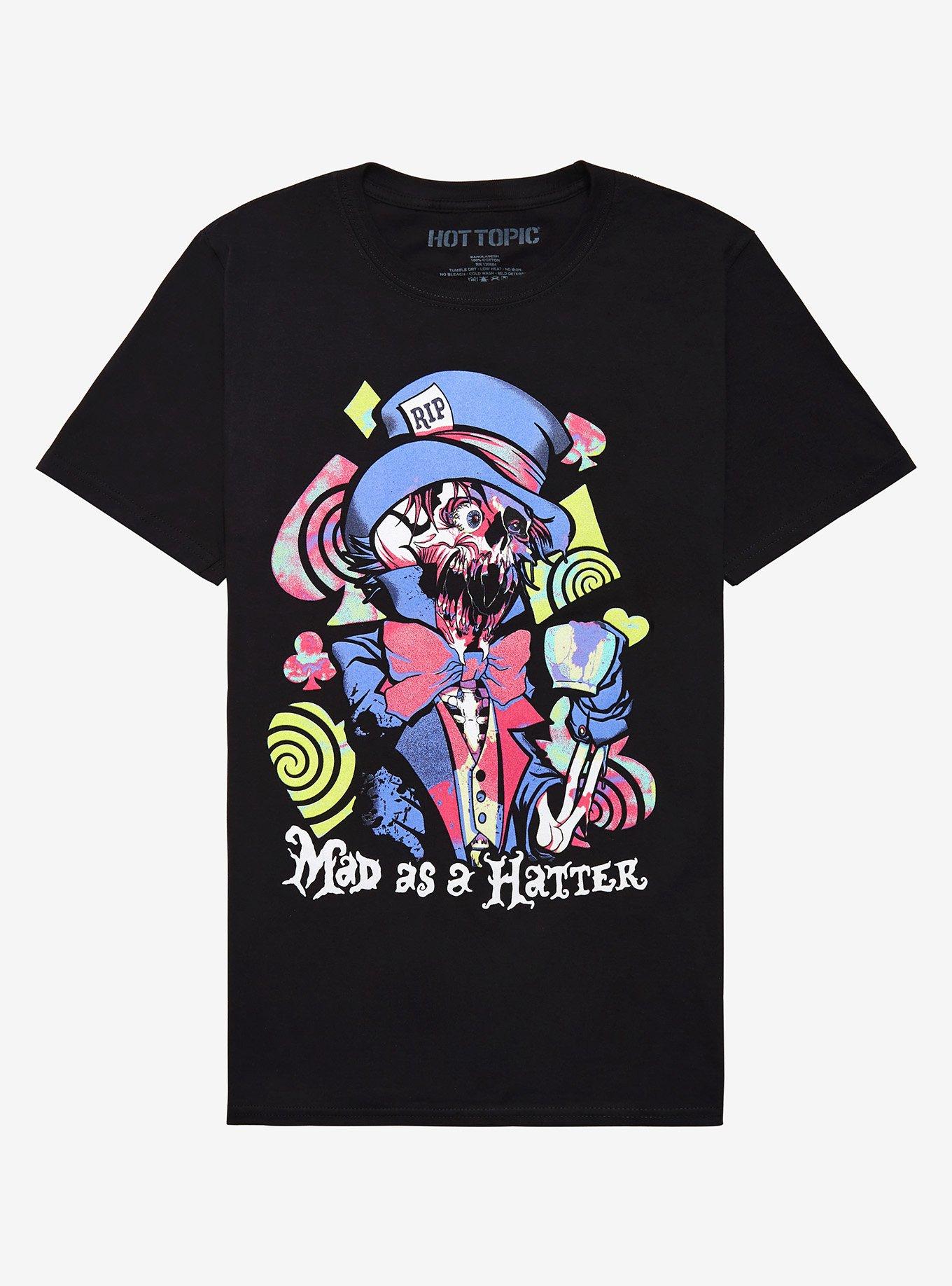 Skeleton Mad Hatter T-Shirt, MULTI, hi-res