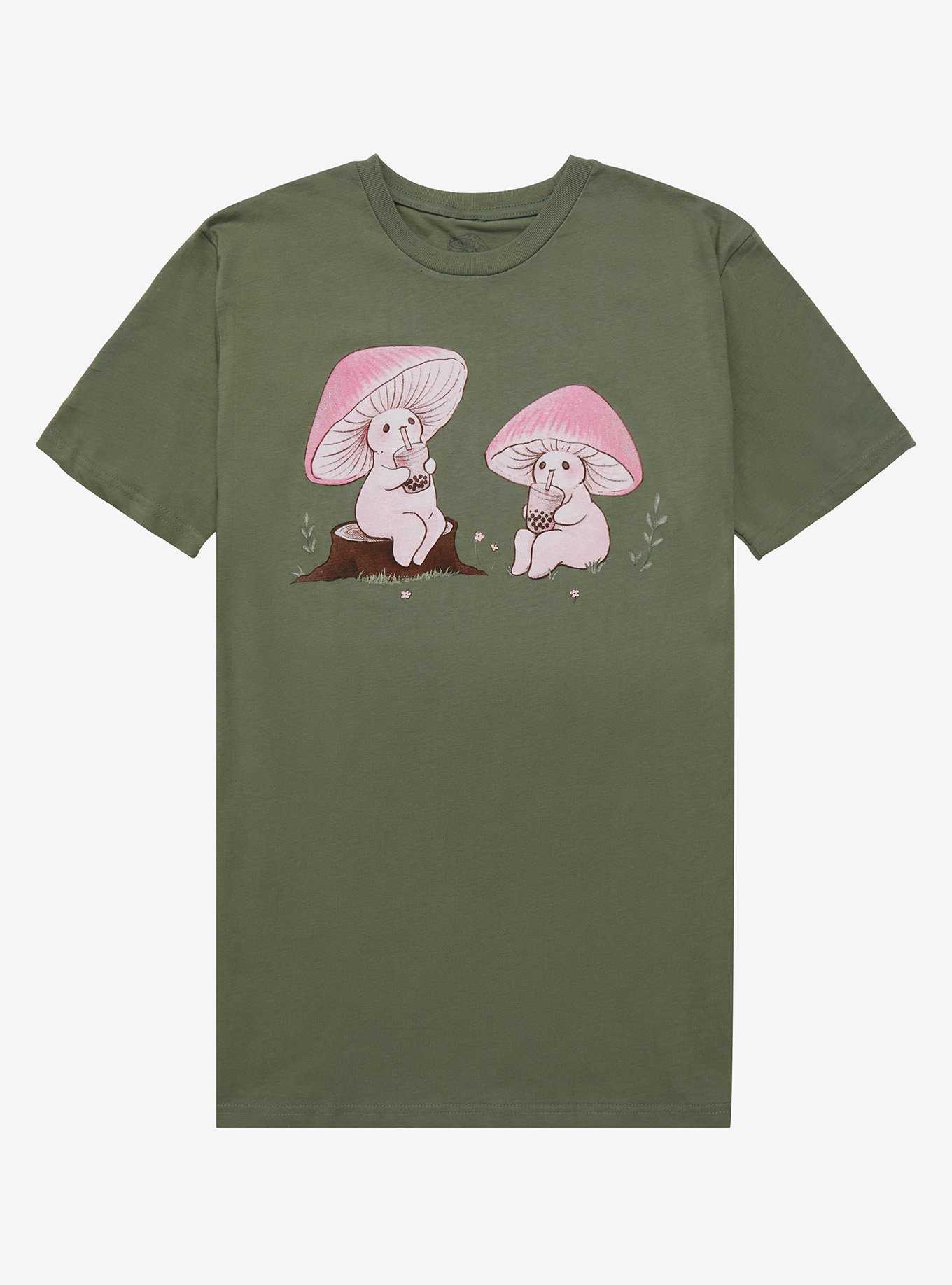Mushroom Tea Time T-Shirt By Fairydrop, , hi-res