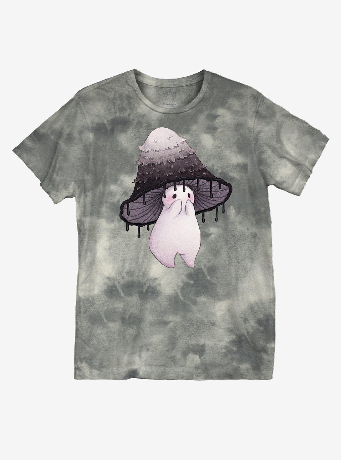 Gloomy Mushroom Tie-Dye T-Shirt By Fairydrop, MULTI, hi-res