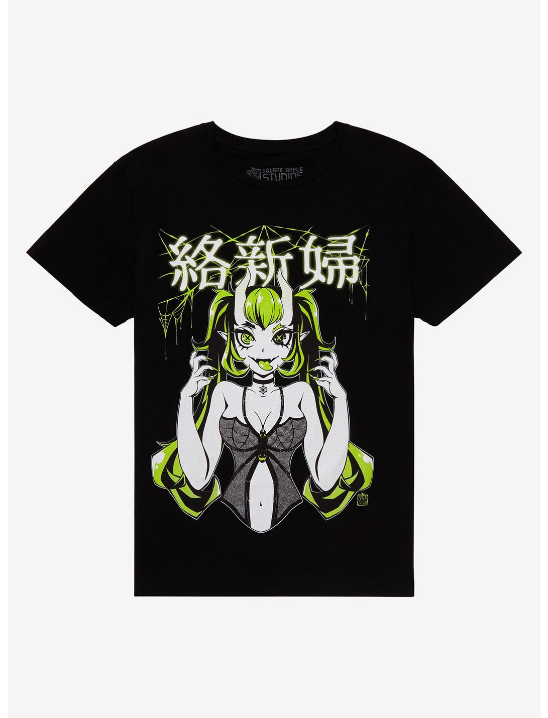 Demon Spider Girl T-Shirt By Square Apple Studios, MULTI, hi-res