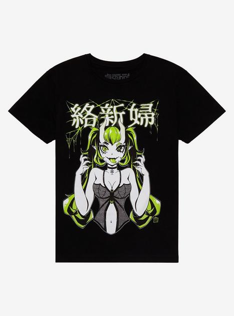 Demon Spider Girl T-Shirt By Square Apple Studios | Hot Topic