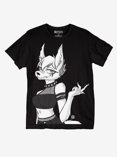 Punk Girl Jackal T-Shirt By Square Apple Studios | Hot Topic