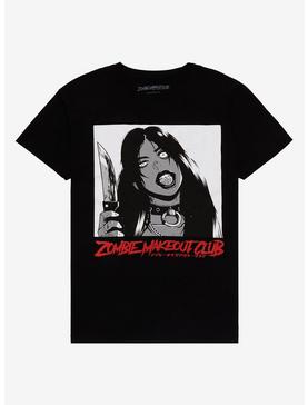 Zombie Makeout Club Bloody Knife T-Shirt, , hi-res