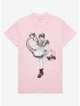 Male Maid Pink Grid T-Shirt, MULTI, hi-res