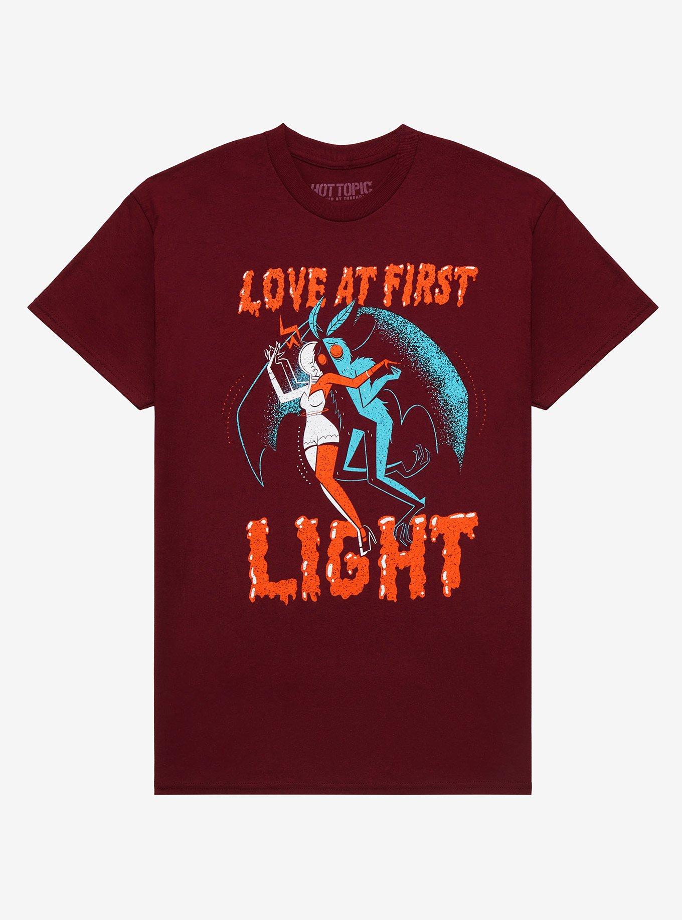 Love At First Light Mothman T-Shirt, RED, hi-res