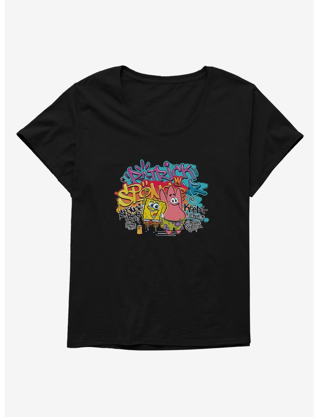 SpongeBob SquarePants Hip Hop Duo Womens T-Shirt Plus Size, , hi-res