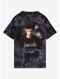 Twilight Jacob Grey Wash Boyfriend Fit T-Shirt, BLACK, hi-res