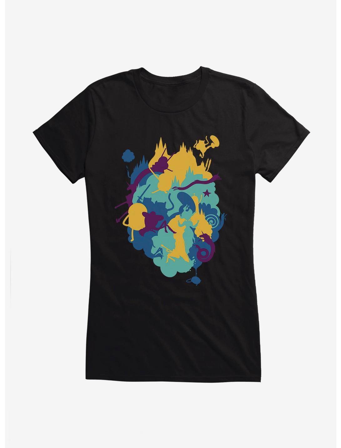 Adventure Time Abstract Colorblock Girls T-Shirt , , hi-res