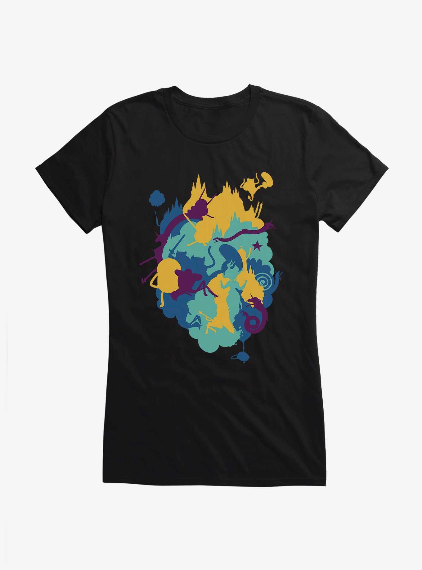 Adventure Time Abstract Colorblock Girls T-Shirt , , hi-res