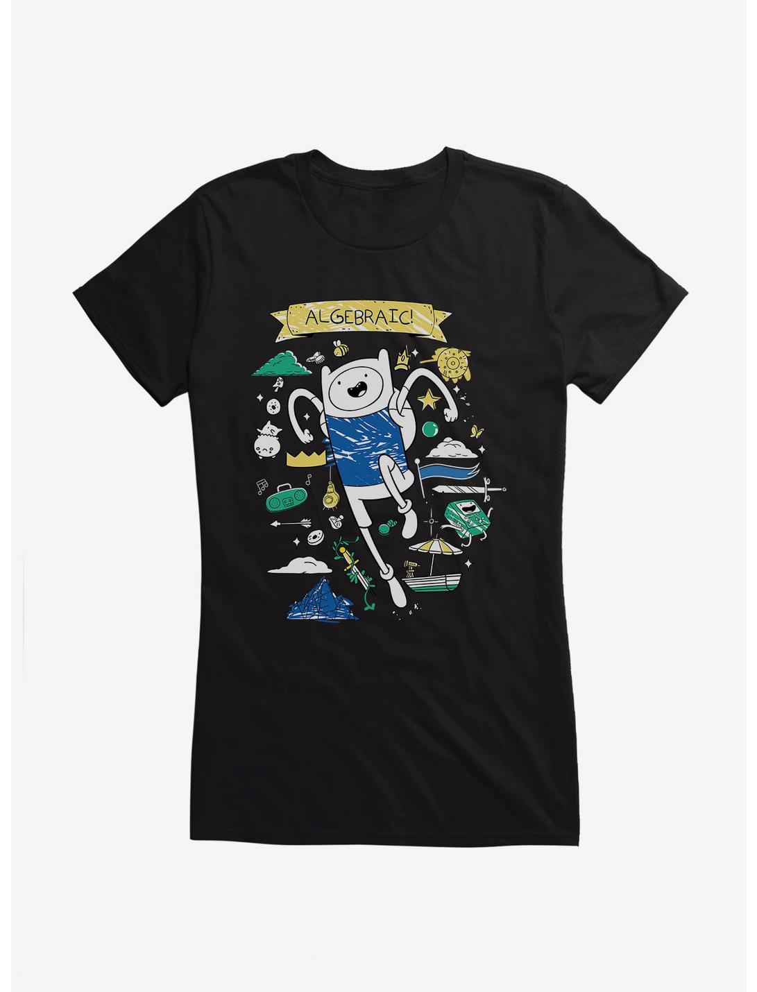 Adventure Time Finn Algebraic Girls T-Shirt, , hi-res