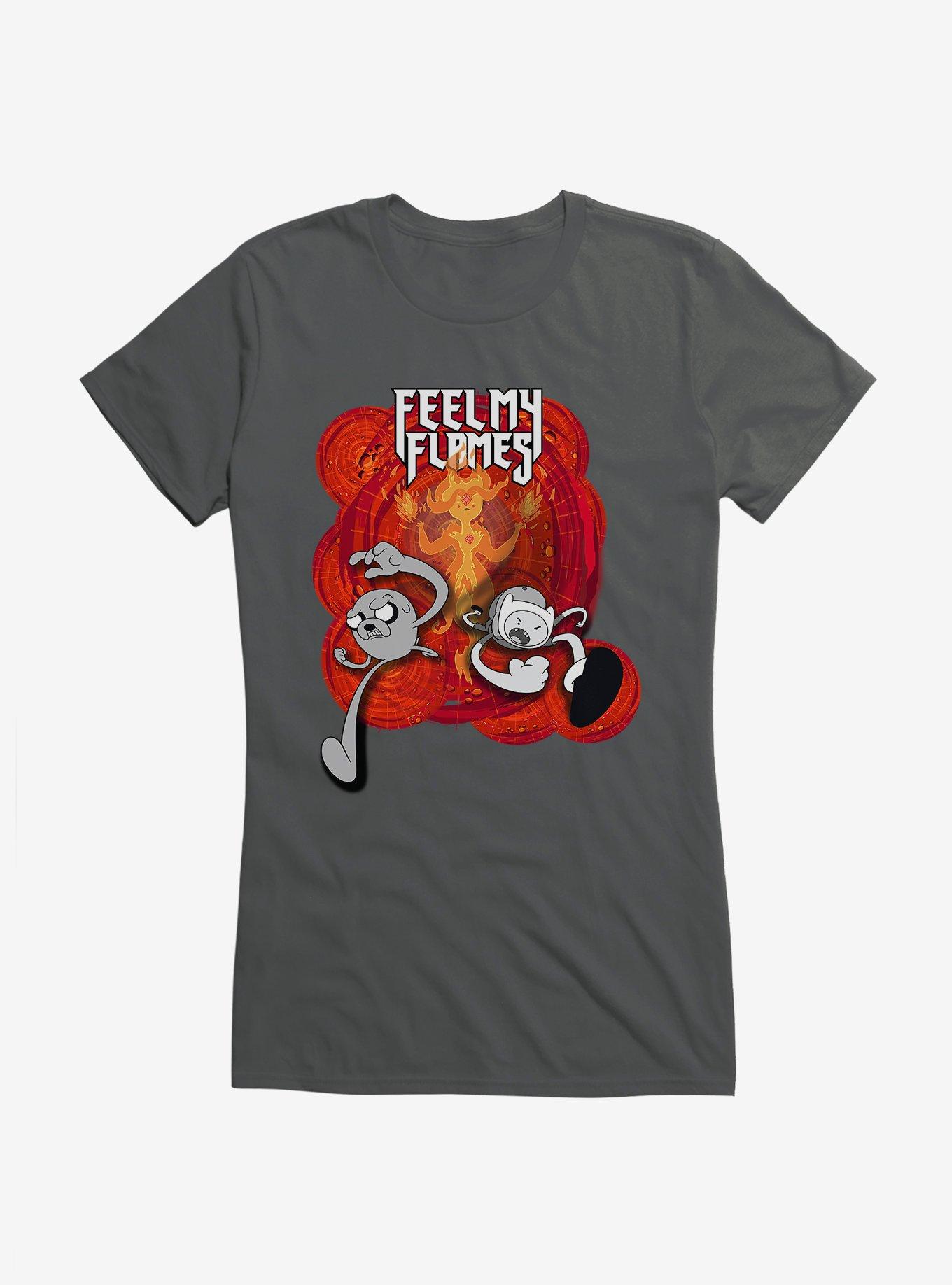 Adventure Time Feel My Flames Girls T-Shirt , , hi-res