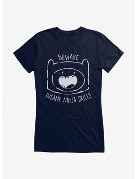 Adventure Time Finn Ninja Skills Girls T-Shirt , , hi-res