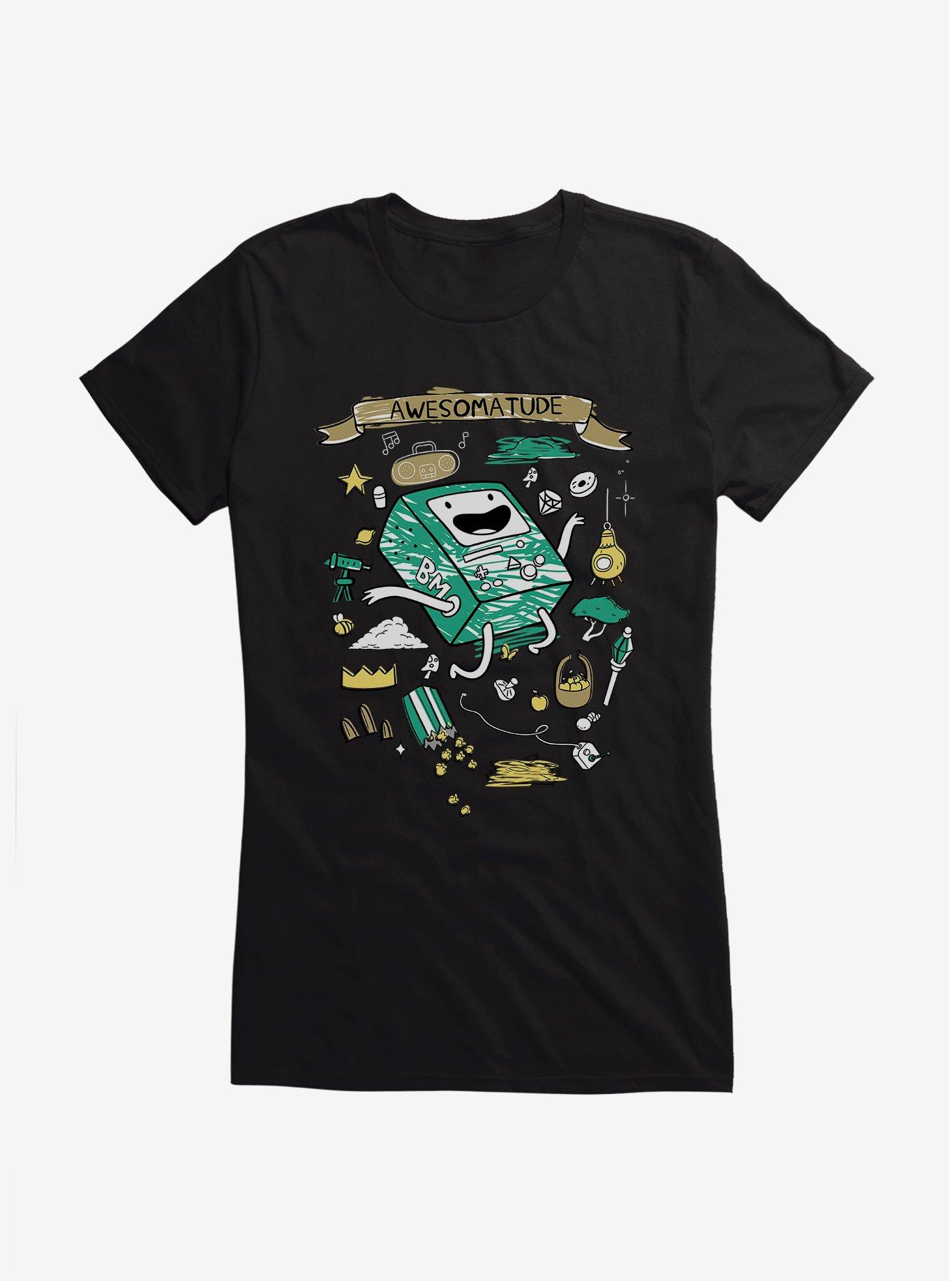 Adventure Time BMO Awesomatude Girls T-Shirt