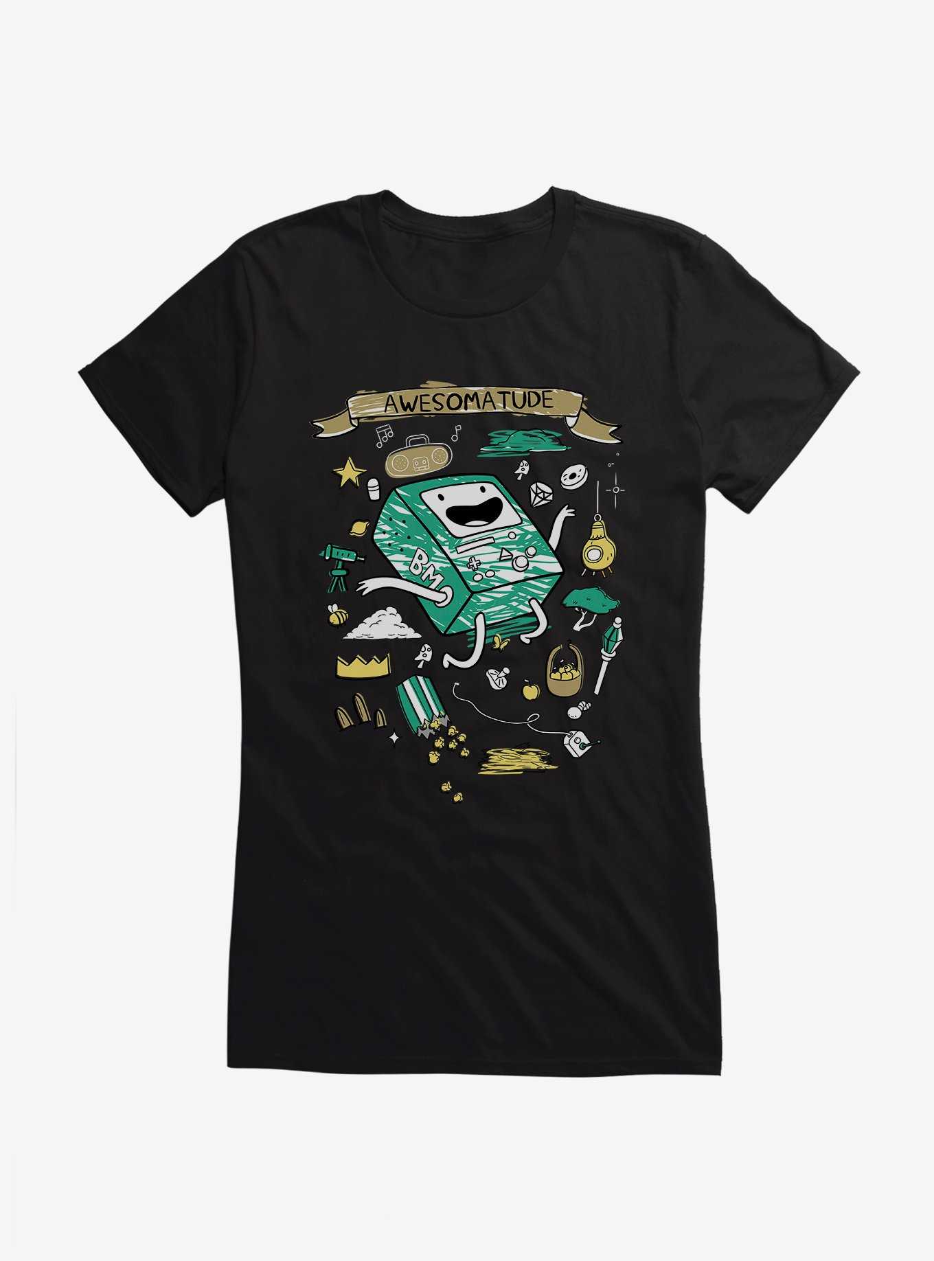 Adventure Time BMO Awesomatude Girls T-Shirt, , hi-res
