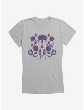 Adventure Time Rainbow Shadows Girls T-Shirt , , hi-res