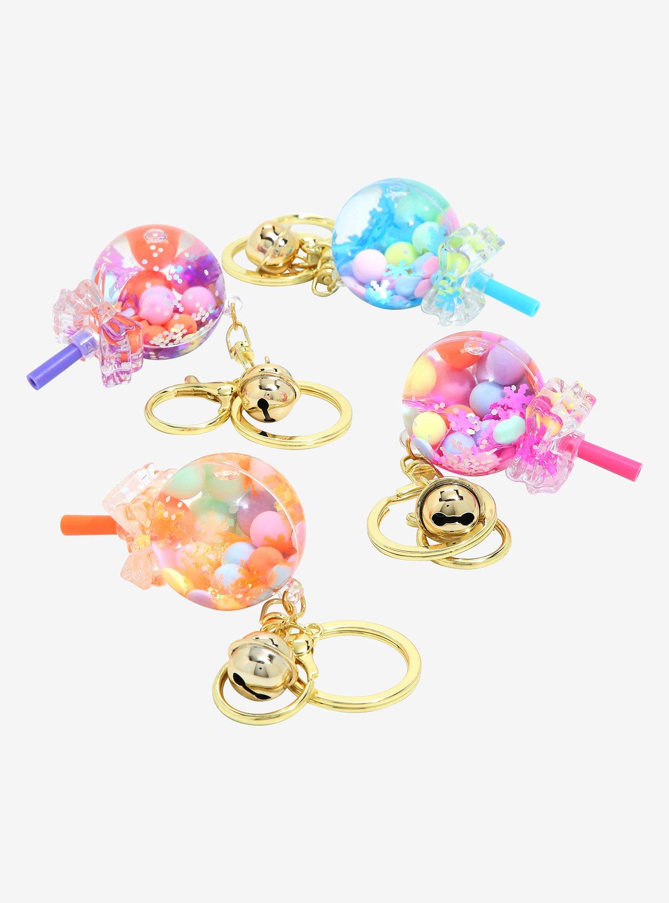 Glitter Lollipop Floating Blind Bag Keychain , , hi-res