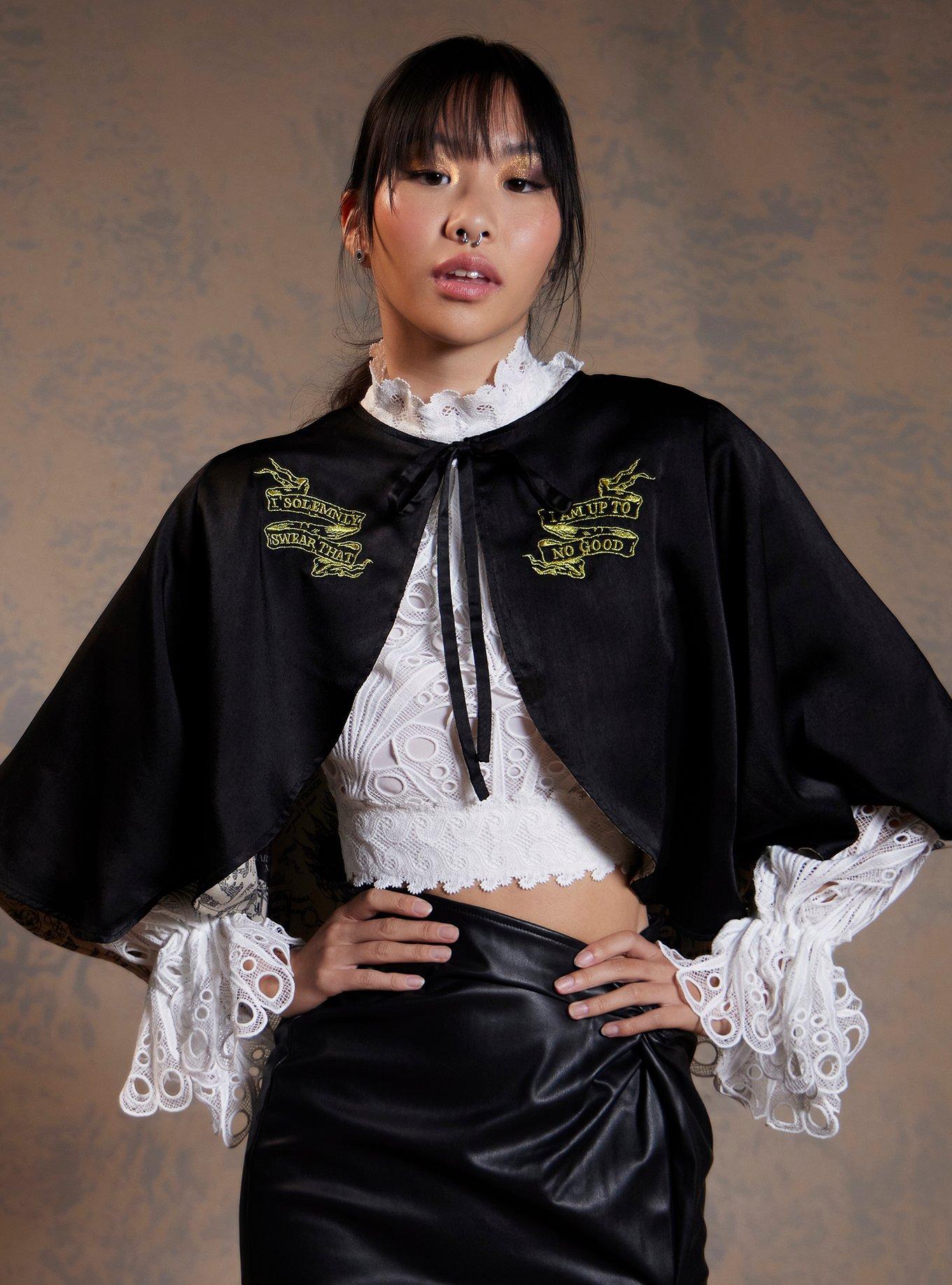 Harry Potter Marauder's Map Girls Capelet, MULTI, hi-res