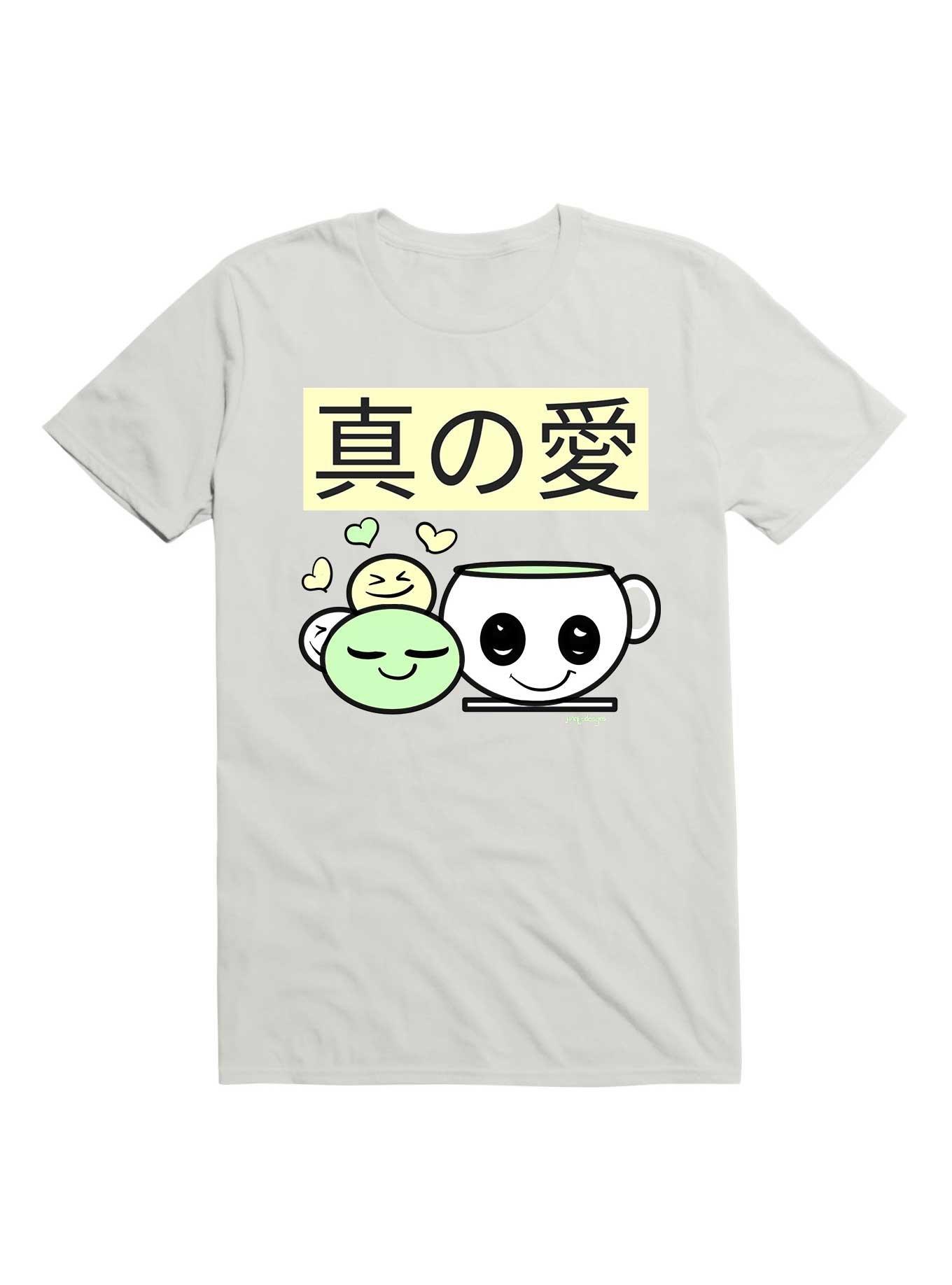 Kawaii  Mochi Loves Matcha T-Shirt, WHITE, hi-res