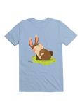 Kawaii Curious Bunny T-Shirt, LIGHT BLUE, hi-res