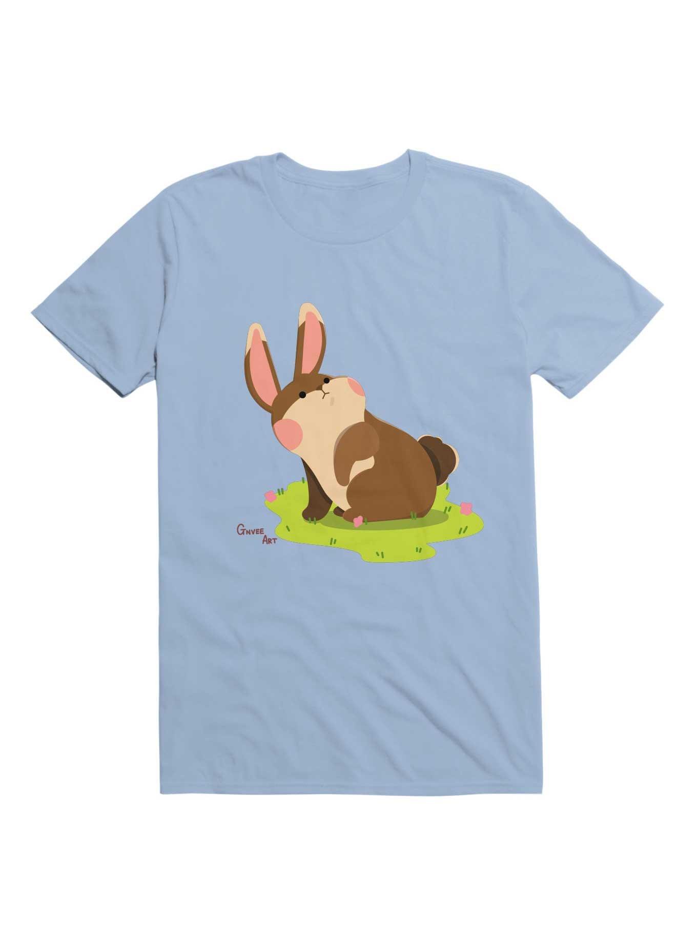 Kawaii Curious Bunny T-Shirt, , hi-res