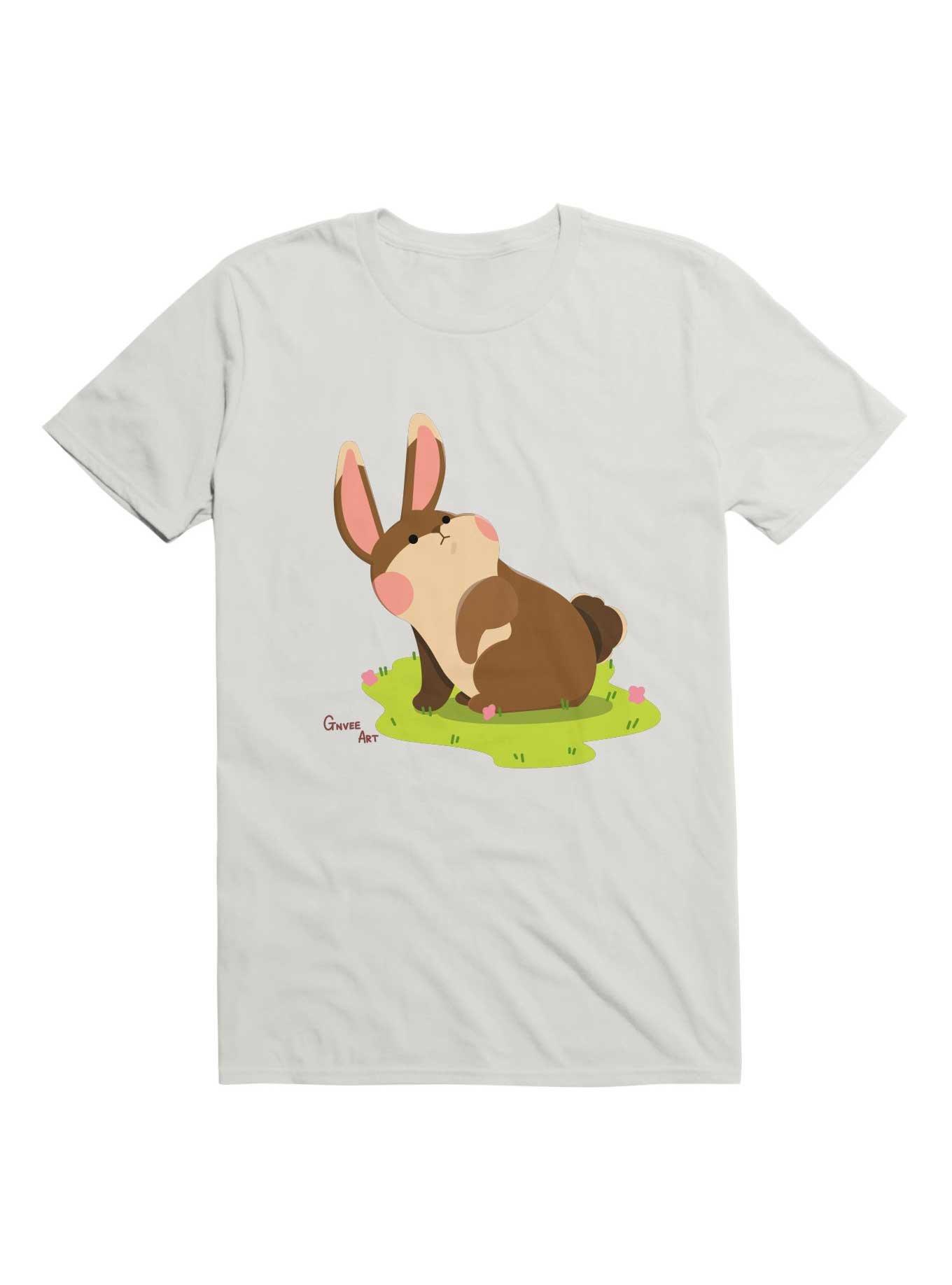 Kawaii Curious Bunny T-Shirt, , hi-res