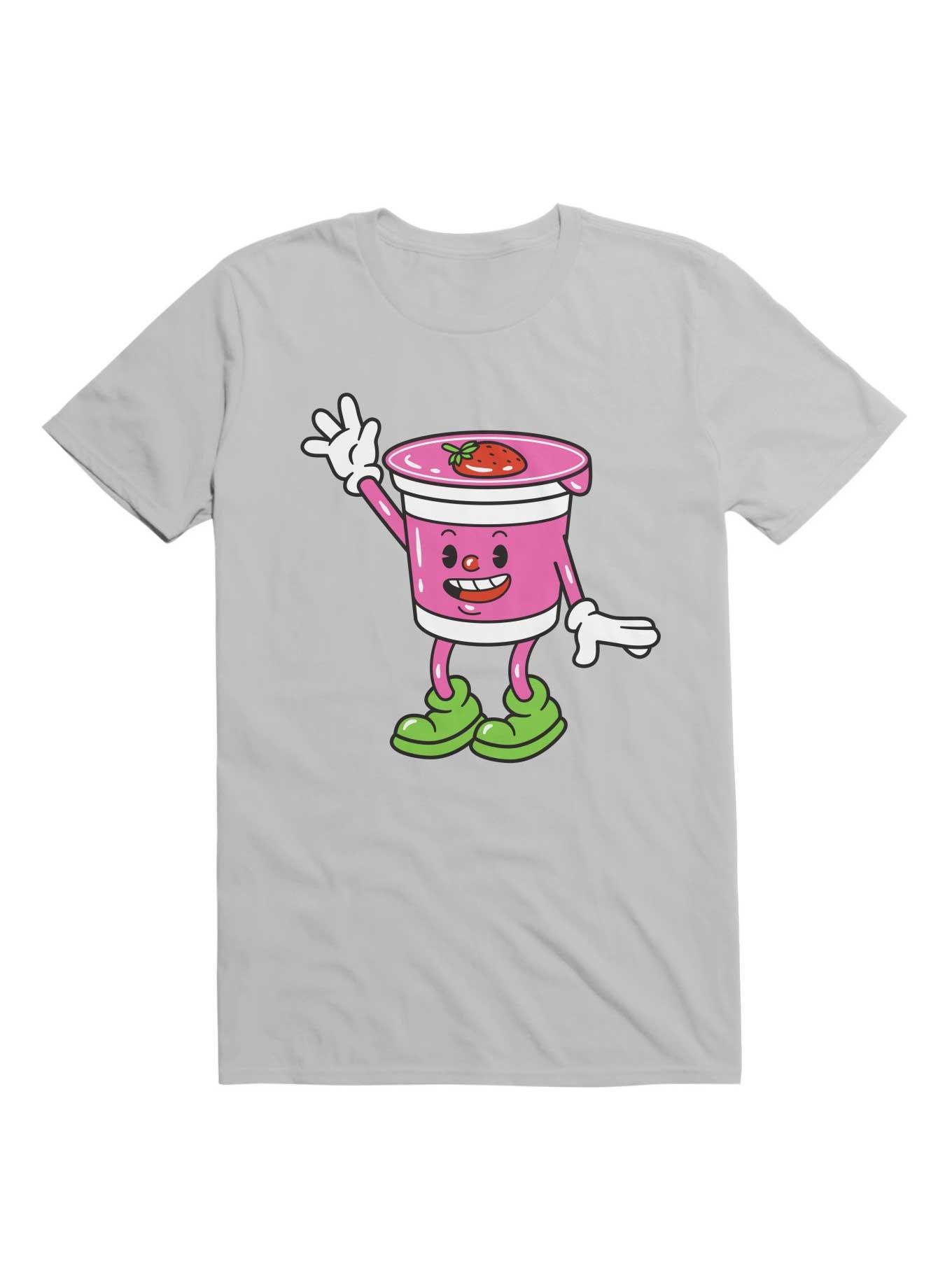 Kawaii Cute Cartoon NFT T-Shirt, ICE GREY, hi-res