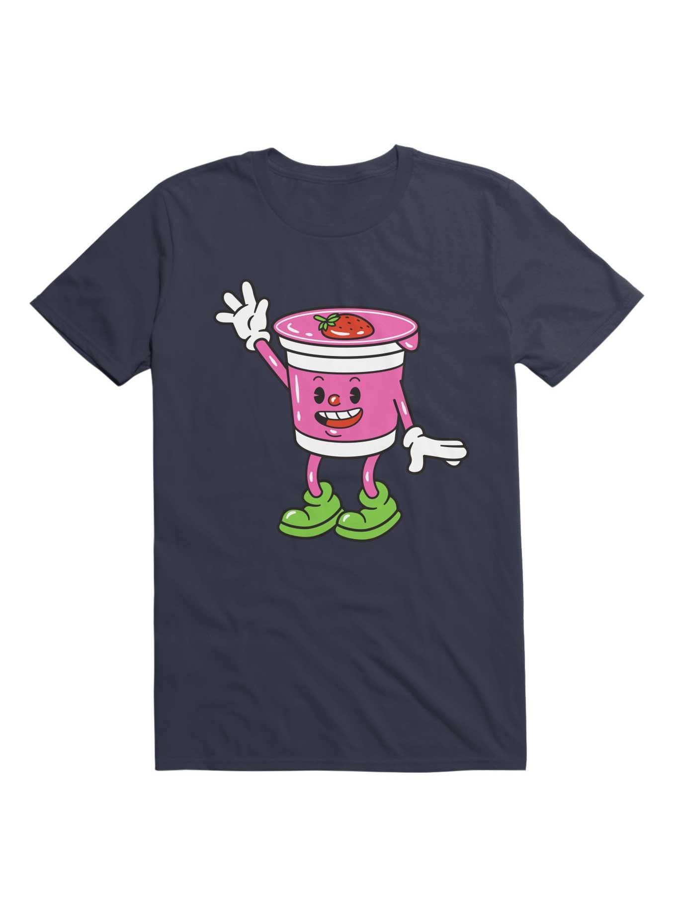 Kawaii Cute Cartoon NFT T-Shirt, NAVY, hi-res