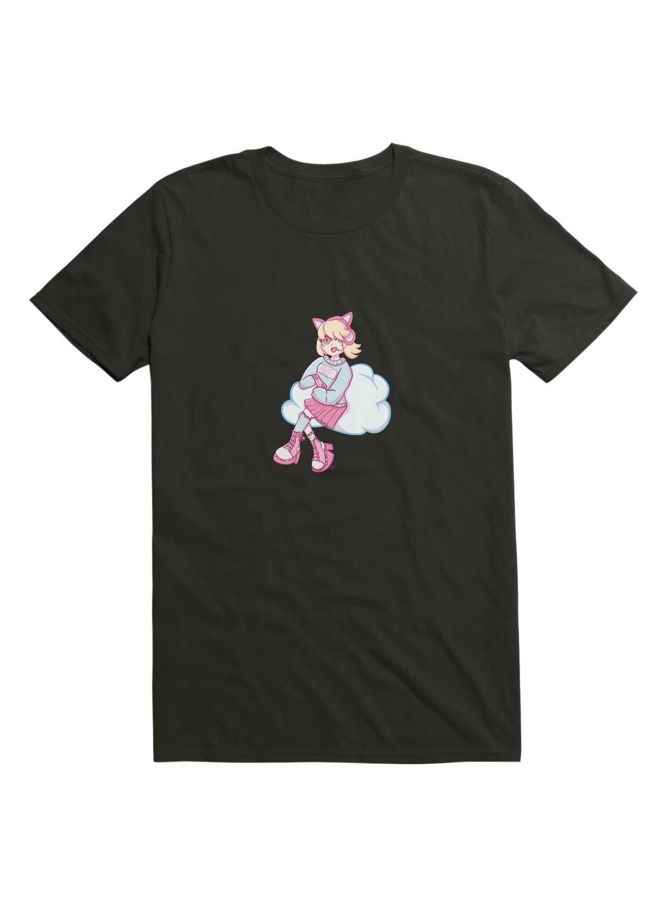 Kawaii Gamer T-Shirt, BLACK, hi-res