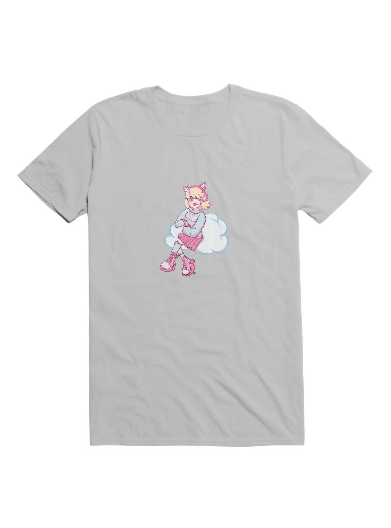 Kawaii Gamer T-Shirt, ICE GREY, hi-res