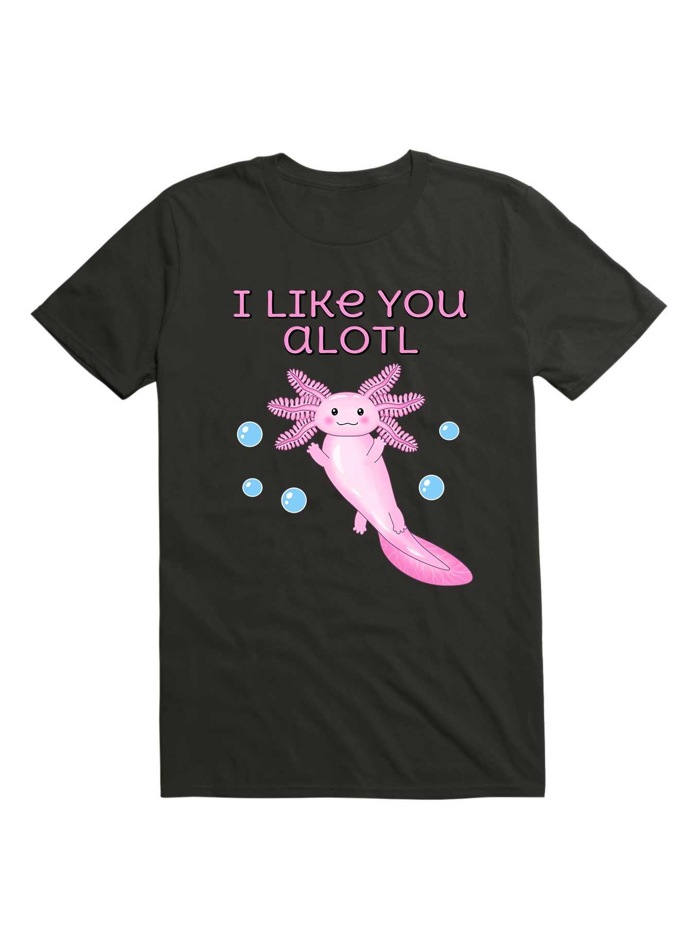 Kawaii I Like You A Lotl T-Shirt, BLACK, hi-res
