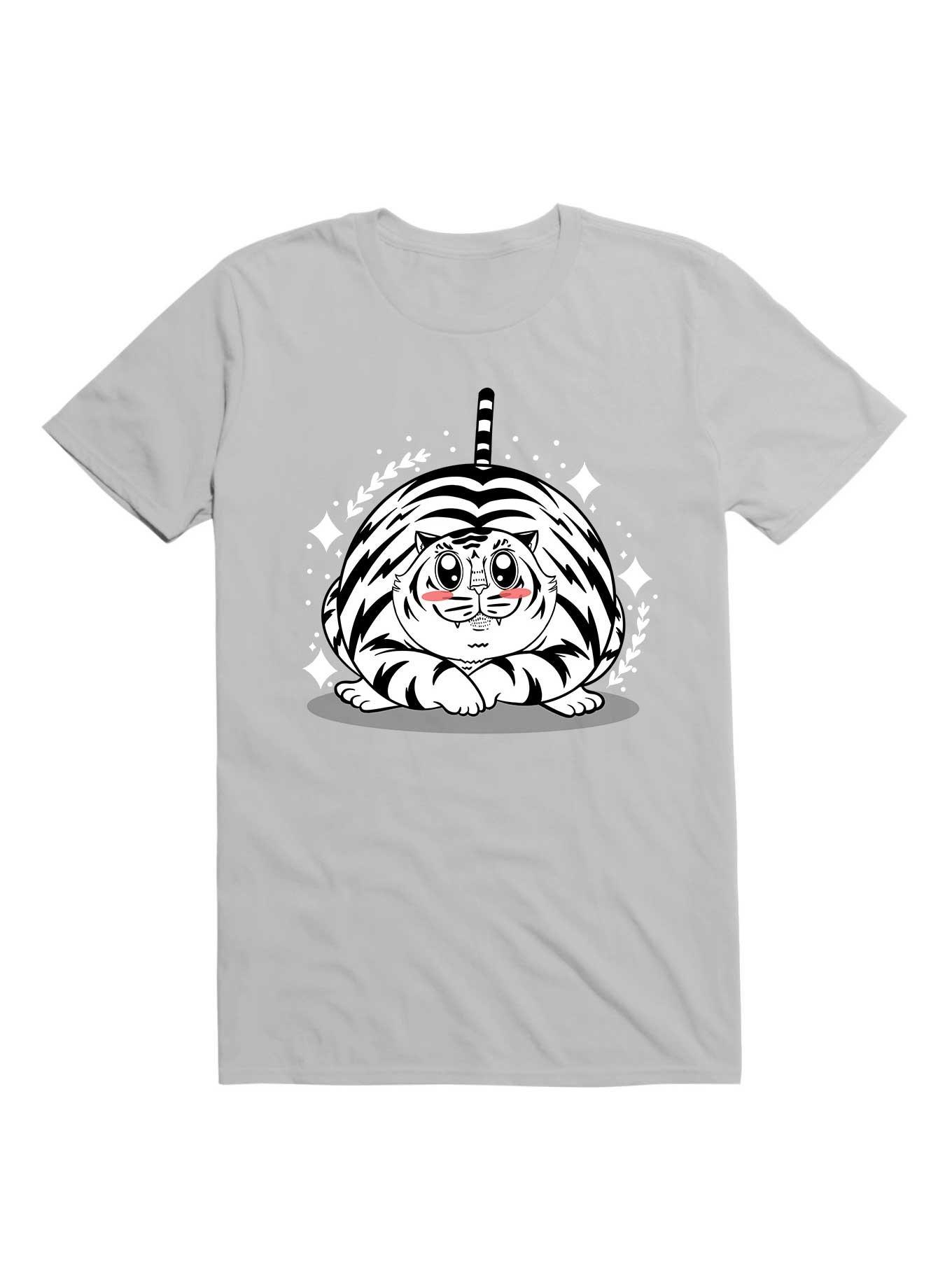 Kawaii White Tiger T-Shirt