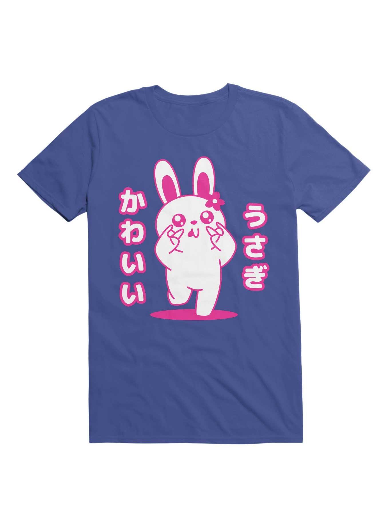 Kawaii Pink Bunny T-Shirt, , hi-res