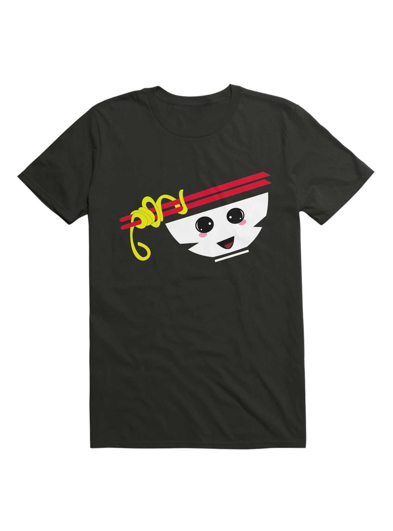 Kawaii Ramen T-Shirt, BLACK, hi-res