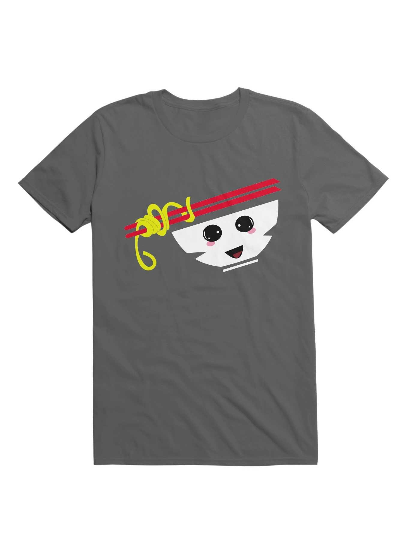 Kawaii Ramen T-Shirt, CHARCOAL, hi-res