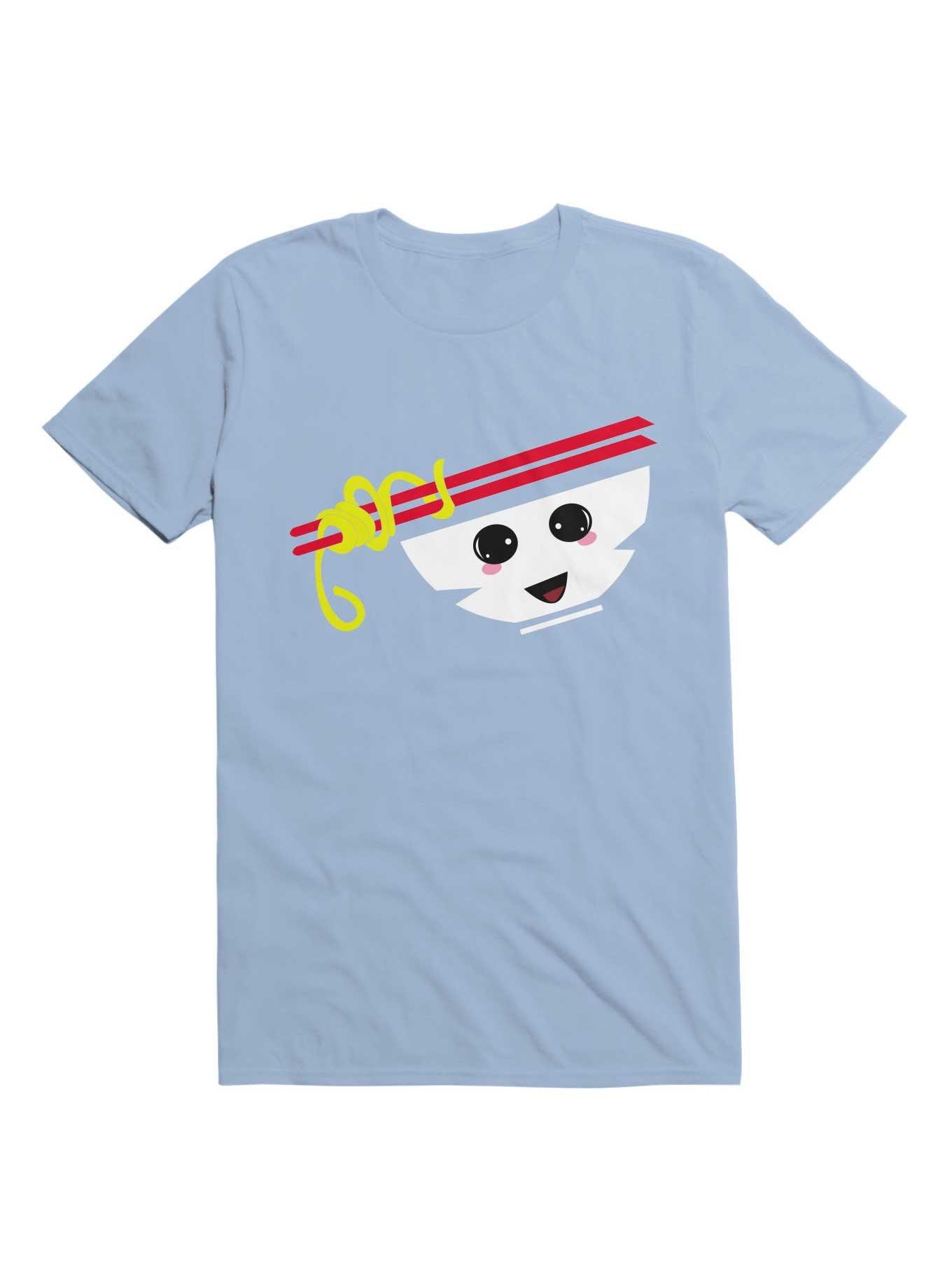 Kawaii Ramen T-Shirt, LIGHT BLUE, hi-res