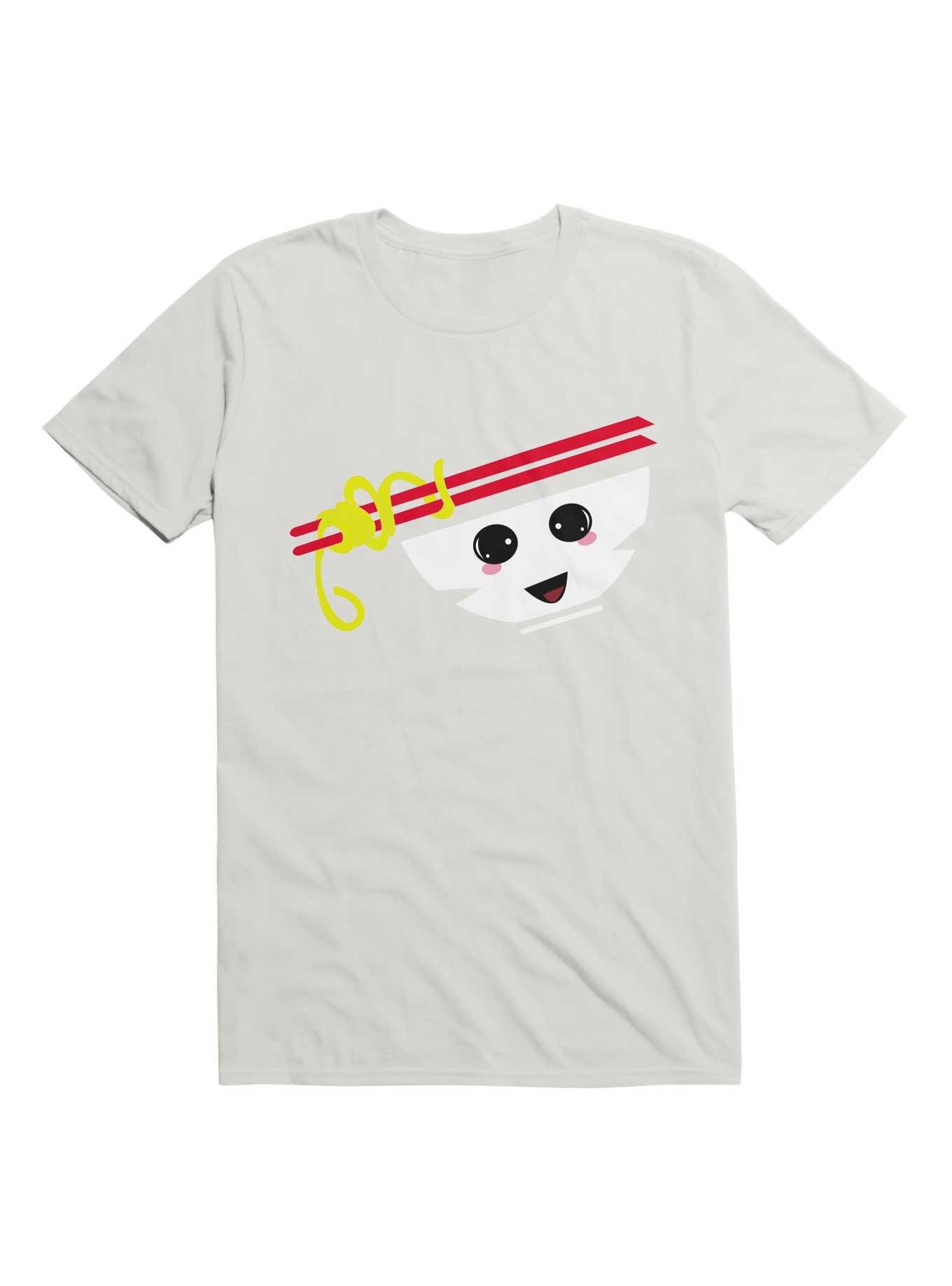 Kawaii Ramen T-Shirt, WHITE, hi-res