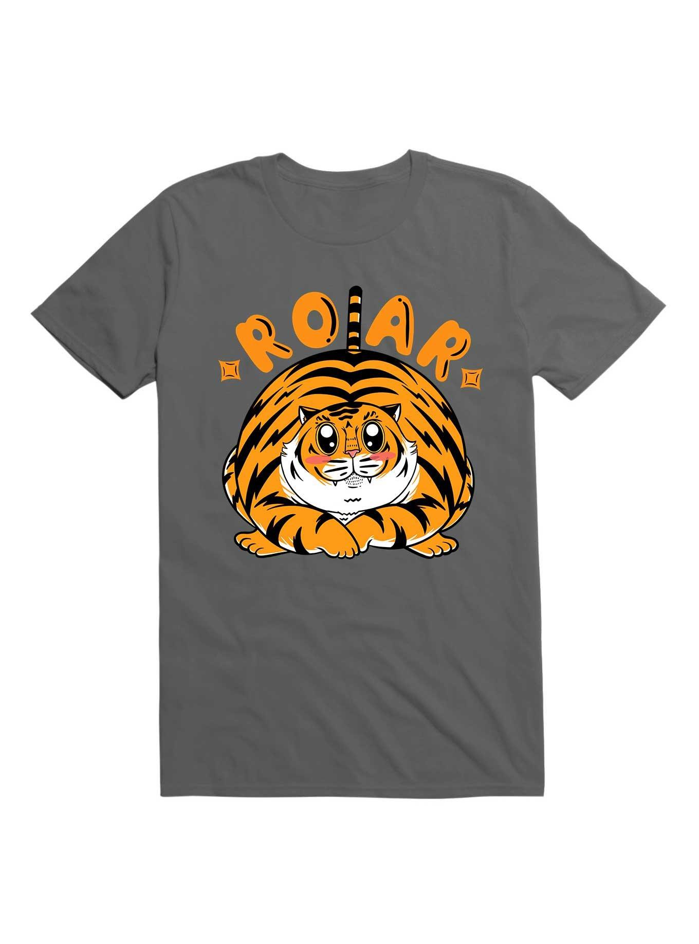Kawaii Roar T-Shirt, CHARCOAL, hi-res