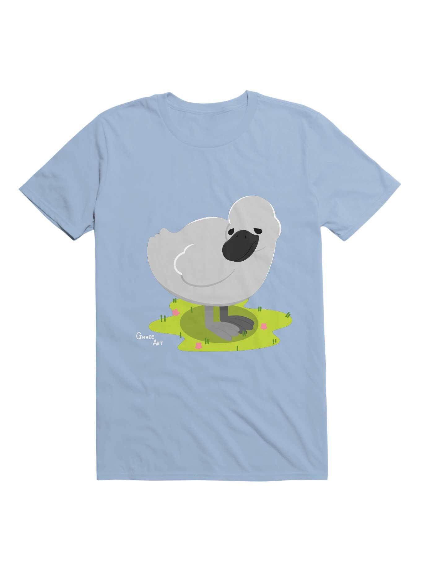 Kawaii Sad little Duckling T-Shirt, LIGHT BLUE, hi-res