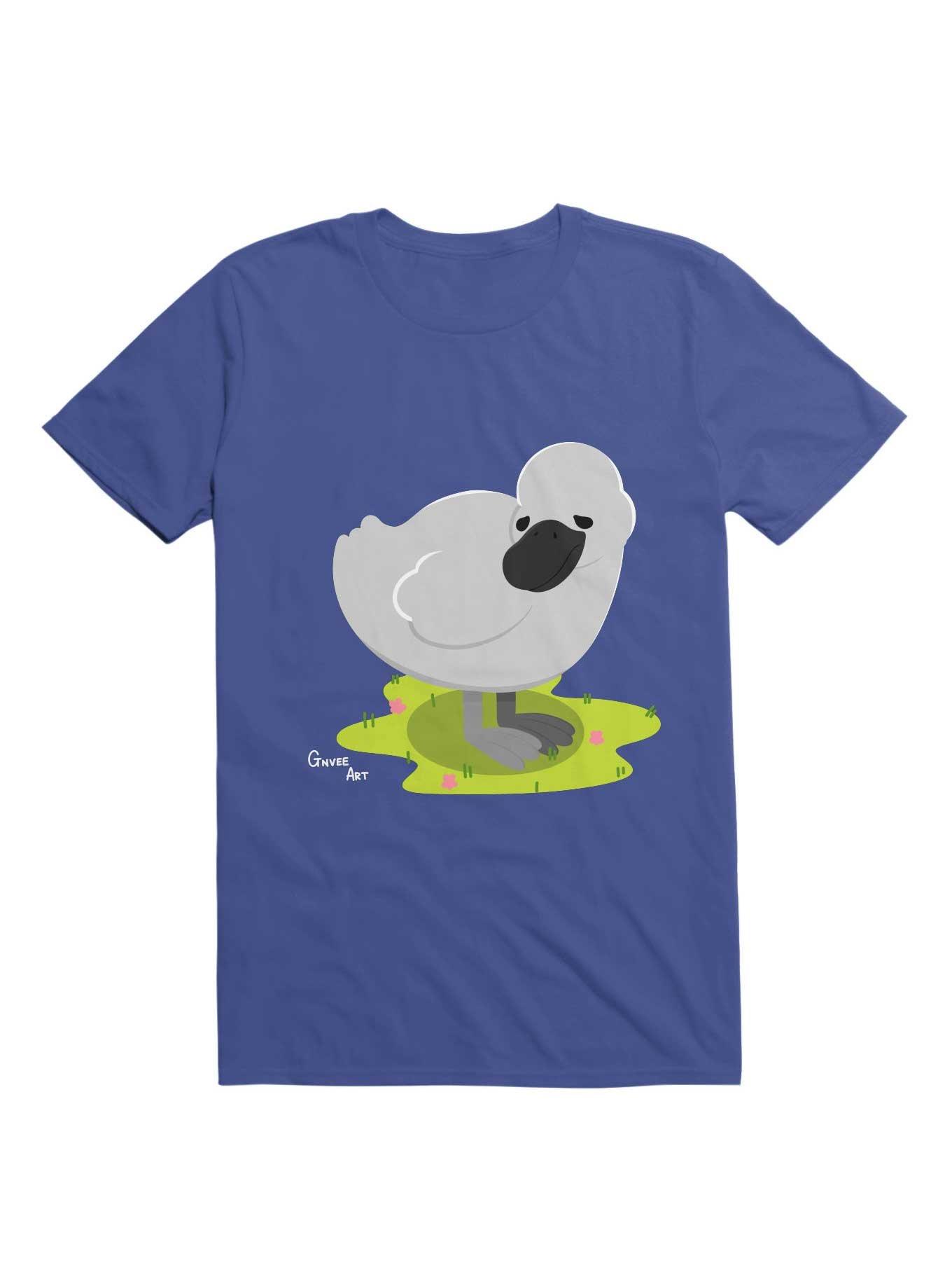 Kawaii Sad little Duckling T-Shirt, ROYAL, hi-res