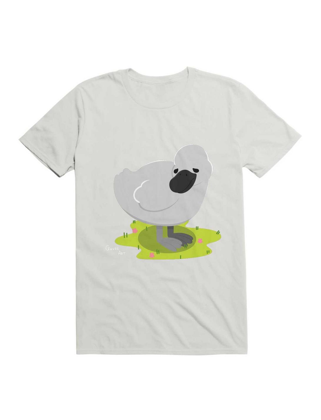 Kawaii Sad little Duckling T-Shirt, WHITE, hi-res