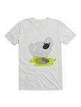 Kawaii Sad little Duckling T-Shirt, WHITE, hi-res