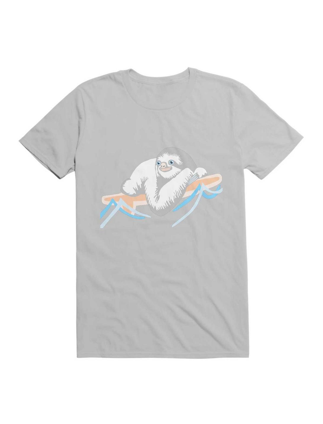Kawaii Slothing T-Shirt, ICE GREY, hi-res