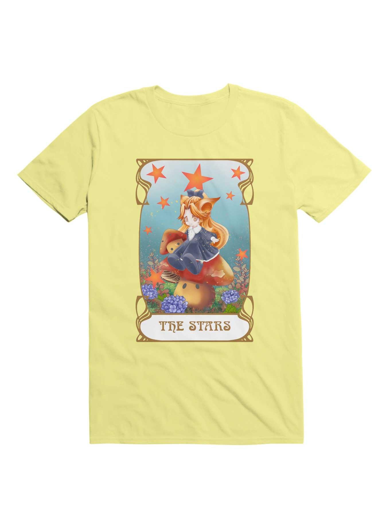 Kawaii Tarot : The Stars T-Shirt, CORN SILK, hi-res