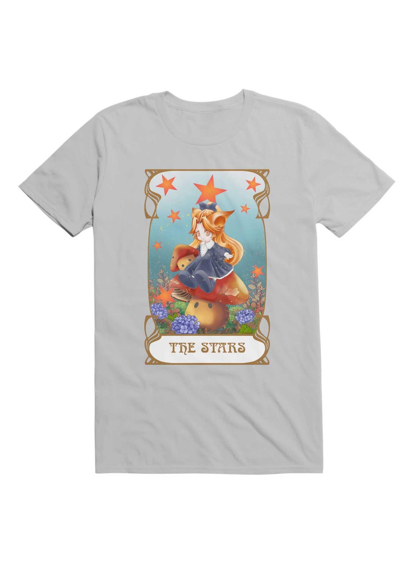 Kawaii Tarot : The Stars T-Shirt, ICE GREY, hi-res