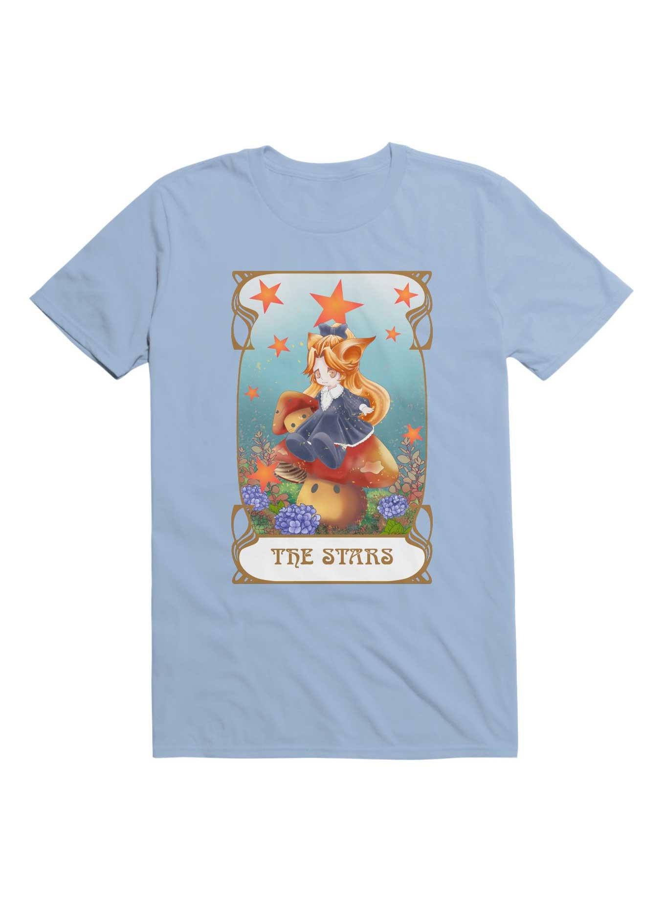Kawaii Tarot : The Stars T-Shirt, LIGHT BLUE, hi-res