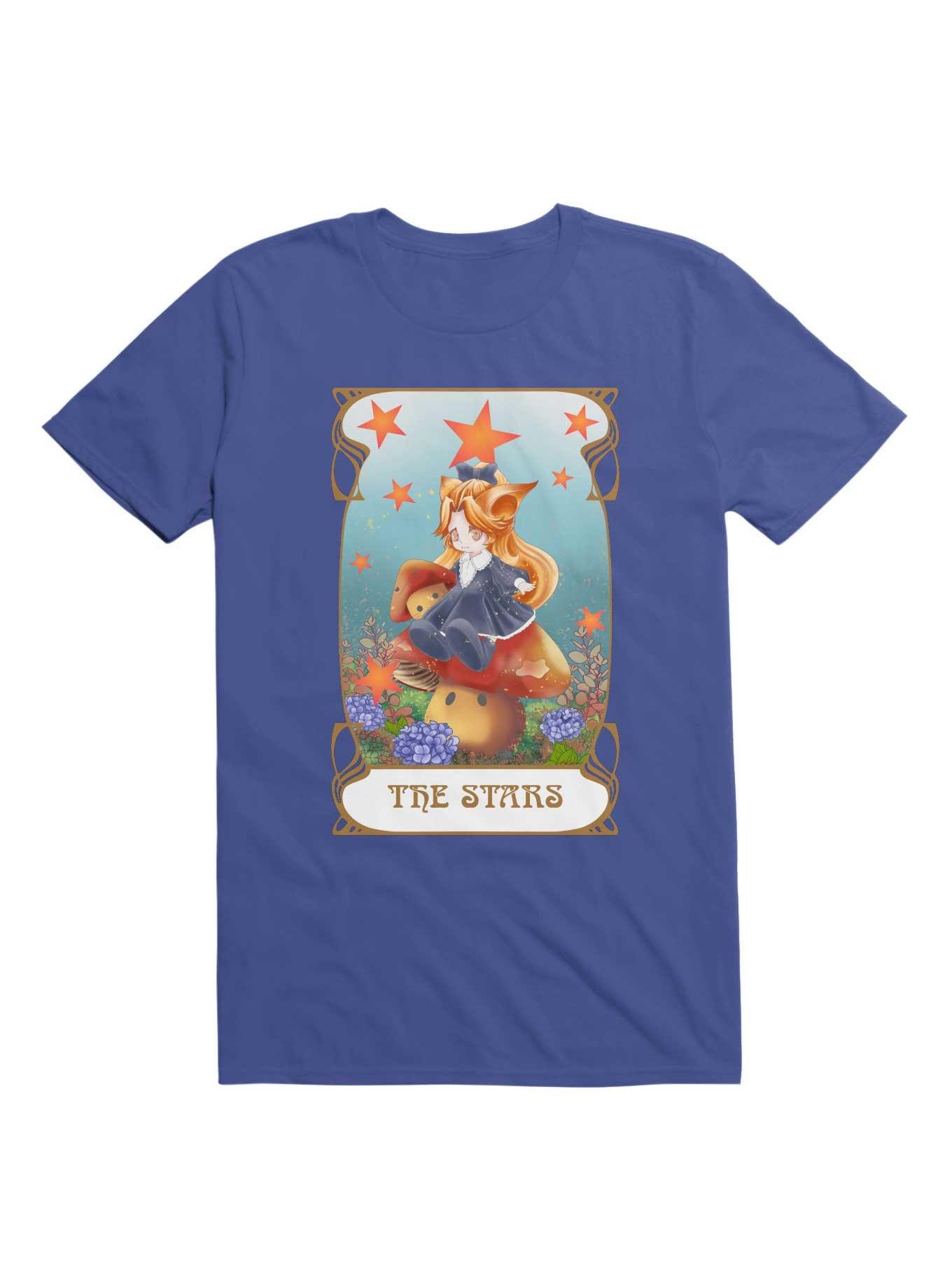 Kawaii Tarot : The Stars T-Shirt, ROYAL, hi-res