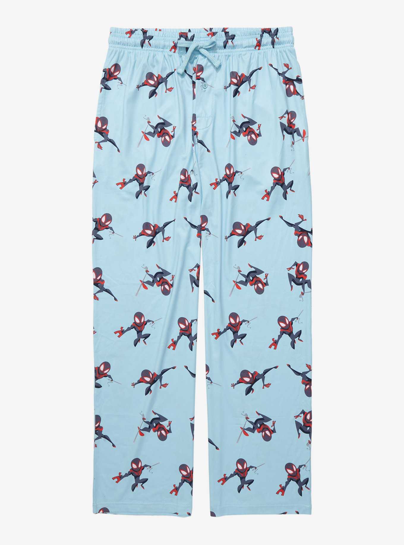 Marvel Spider-Man: Into the Spider-Verse Miles Morales Allover Print Sleep Pants, , hi-res