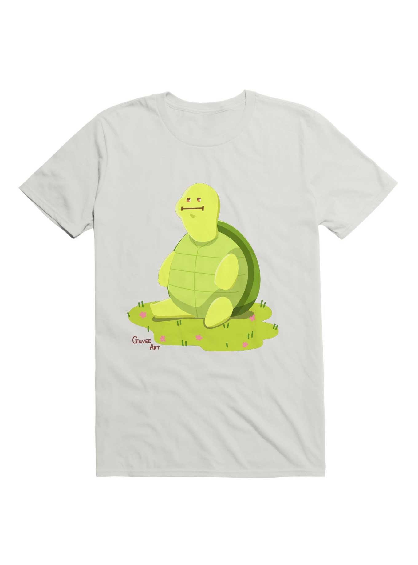 Kawaii Derpy Mr. Tortoise T-Shirt, WHITE, hi-res